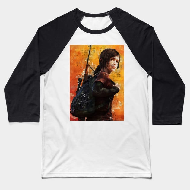 Last of us Ellie Baseball T-Shirt by Durro